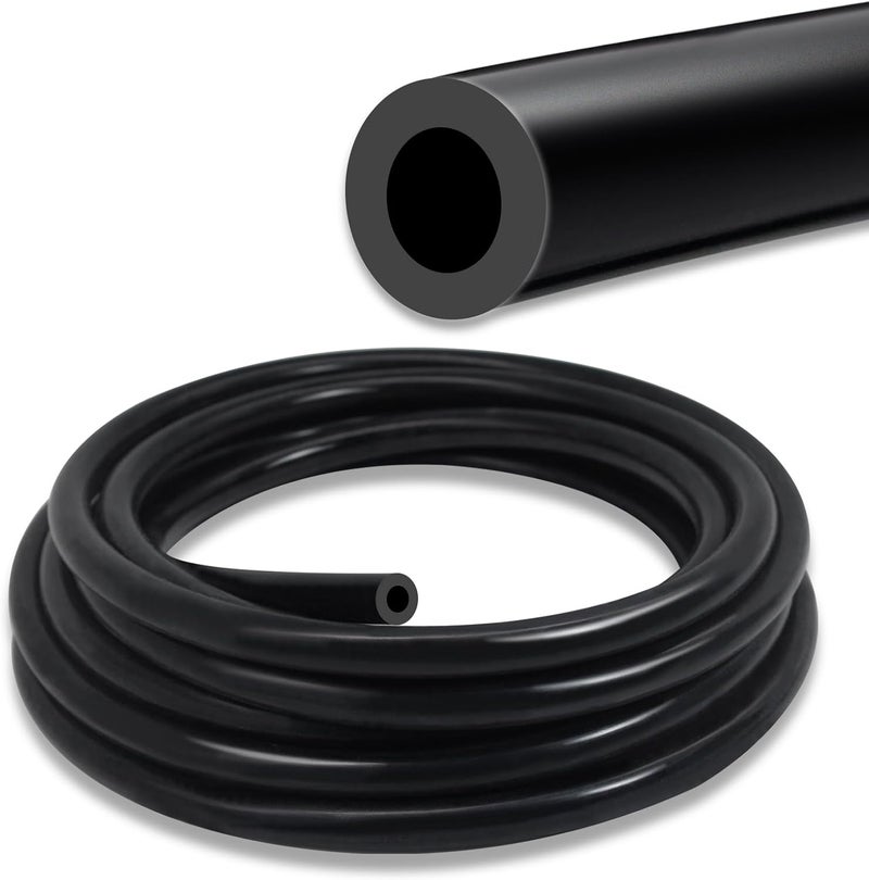 SDZONGES Vacuum Hose - 5FT Automotive Silicone Vacuum Line, 5/16" ID, 130PSI Max Pressure, Black - Image 1